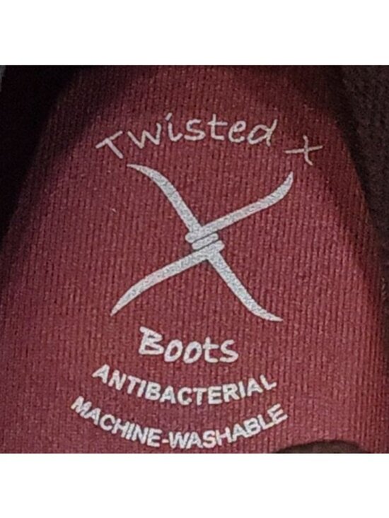 Twisted X Tech X MWT0009 Western Cowboy Boots Leather Embroidered Upper Men 8.5D main image 5